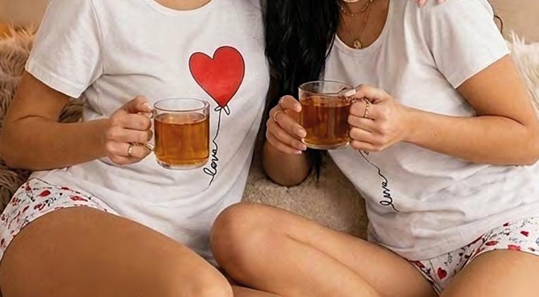 Pijama con Corazones