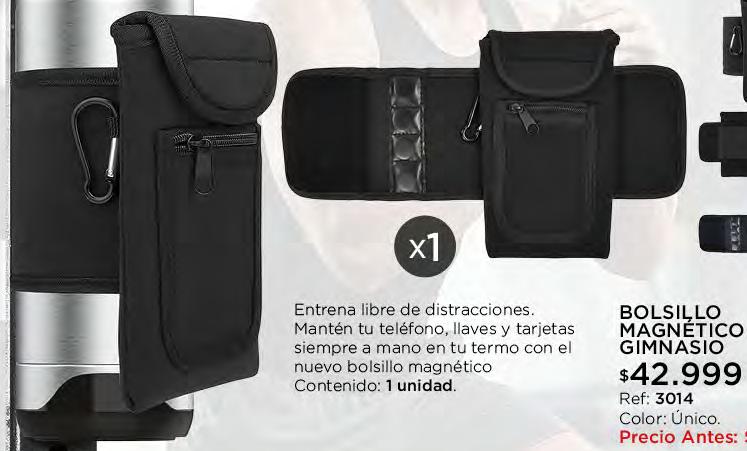 Bolsillo Magnético para Gimnasio